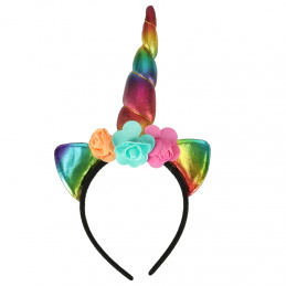 Unicorn costume skirt headband multicolored