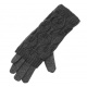 Winter touchscreen gloves 2in1 grey ISO 6412