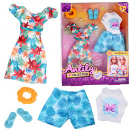 Doll clothing set holiday outfits dress accessories ZA5706 universal