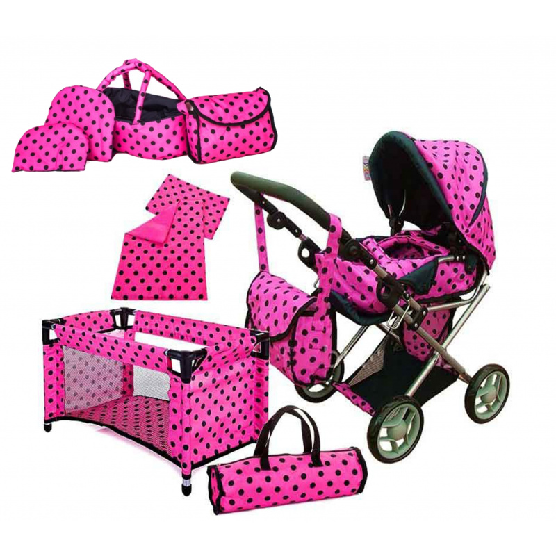Doris Doll stroller set 5in1 Dark Blue