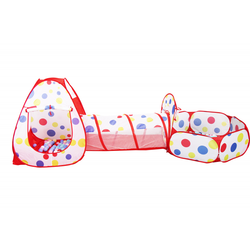 Aga4Kids Children's play tent with connecting tunnel MR7014