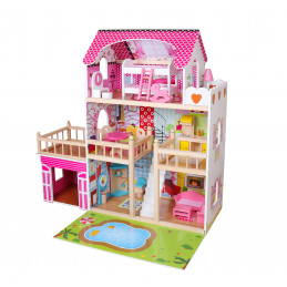 Aga4Kids Gabriella dollhouse with LED lighting