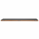 Aga Wall Shelf 120x23.5 cm Black