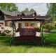 Aga Garden Swing 2in1 GRANDLUX XXL Dark Brown