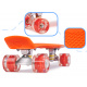Aga Frisbee skateboard LED wheels orange
