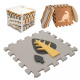 Aga Foam puzzle 143 cm x 143 cm 36 pieces Dinosaurs