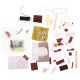 Aga Wooden model of living room for dolls to build LED