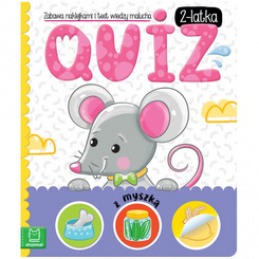 Axiom Quiz 2-year-old with a mouse. Fun with Stickers and Knowledge Quiz KS1133 Universal