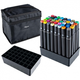 K100 HIGHLIGHTERS DOUBLE-SIDED MARKERS 40