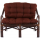 Aga Rattan set BUTEO 2 Choco Dark Brown