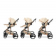 Kiduku Combination Stroller 3in1 Beige