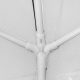 Aga Garden Gazebo 3x3 m DS7007 White