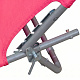 Aga 2x Garden Reclining Lounger with Canopy Pink