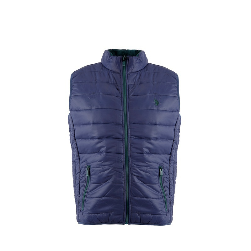 Men's Quilted Vest XL Marine Green 2DAZ708 - II. QUALITY