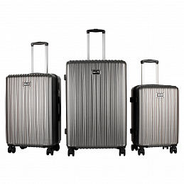 Aga Travel Set of Travel Suitcases Dark Gray - 6CZ004