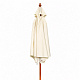 Linder Exclusiv Garden Parasol with Wooden Frame 400 cm Beige