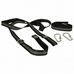 Swing strap mounting kit for hammock + carabiner
