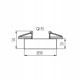 Suspended spot light GU10 UNI-SPOT B7181 white