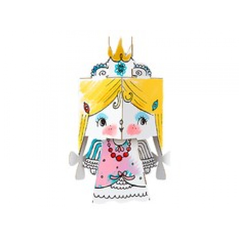 MONUMI 3D Coloring Princess 3+