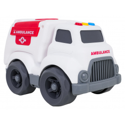 Ambulance vehicle with light and sound function