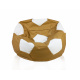 Aga Sofa bag BALL XXXL White - Brown