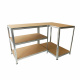Linder Exclusiv Metal Shelf 180x90x40 cm 5 Shelves
