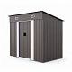 Aga Garden Shed 217x174x110 cm Gray