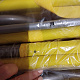 Aga 2x Garden Reclining Sun Lounger with Canopy Yellow 6DAZ605 - SECOND QUALITY