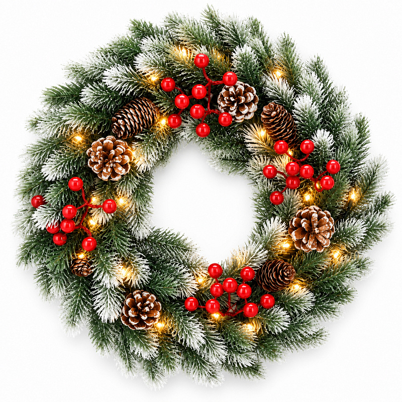 Aga Christmas LED wreath 40 cm LED0486