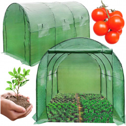 Foil tunnel garden greenhouse for vegetable plants 3x2x2 m