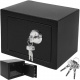 Safe with mechanical lock 230x170x170mm black ISO 8800