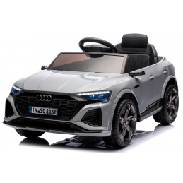 AUDI SQ8 GRAY Battery Car EVA Leather Pilot Lithium-Ion Battery