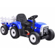 Electric Tractor with Trailer and Remote Control PA0242 Pink