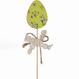 Wooden egg on a stick Easter