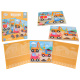 Magnetic Construction Site Puzzle + Booklet