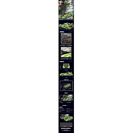 Sports Car Building Set Green 390pcs.