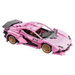 Sports Car Building Set Pink 702pcs.