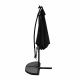 Aga Garden Parasol 300 cm Black with LED Lighting
