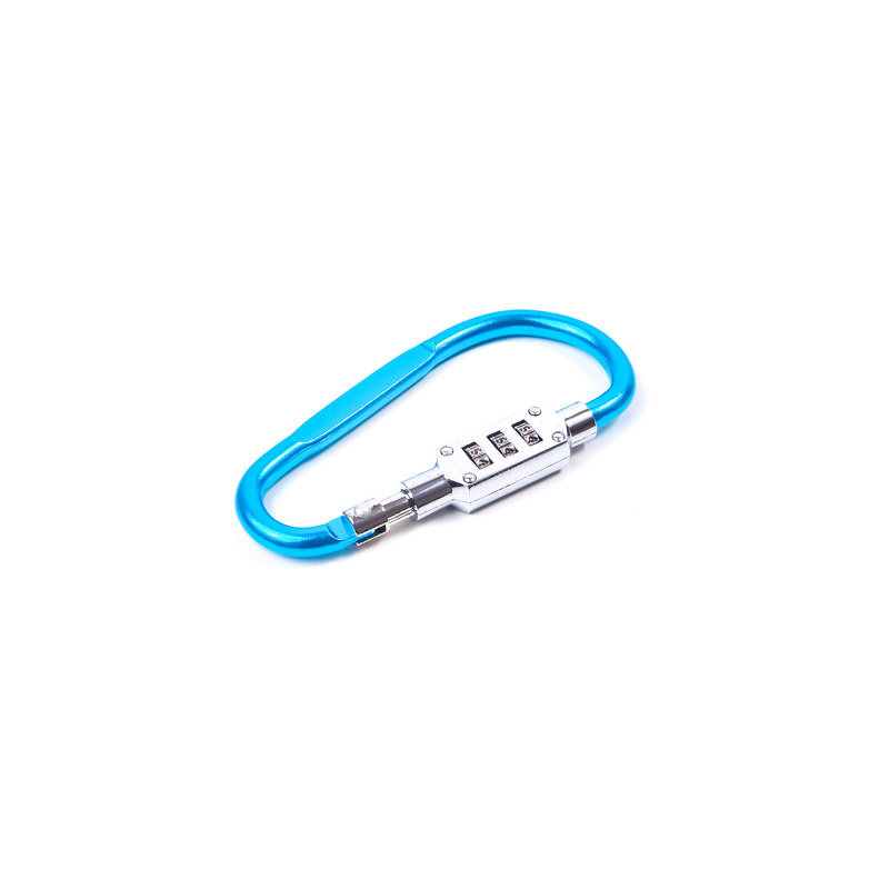 Aga Karabina with Combination Lock 9x4.8 cm Blue