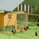 Aga Cage Run with Tarp for Chickens 3x6x1.95 m