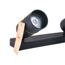 Ceiling spotlight LED VIKI-L 3x GU10 black