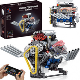 Technical blocks Build a MOTOR on a battery Light and movement 665-ele ZA5812 universal