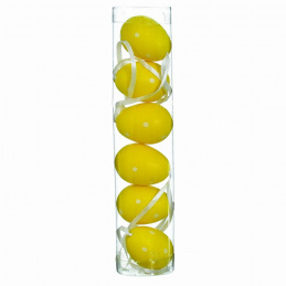 Set of 6 Easter eggs for hanging