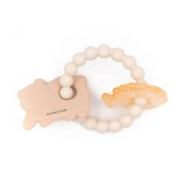 Silicone Teether Pink Bear 4m+ BAMBOOM Universal