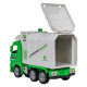 Garbage truck with light and sound function, green