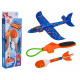 Blue Airplane 2-in-1 Set with Launcher