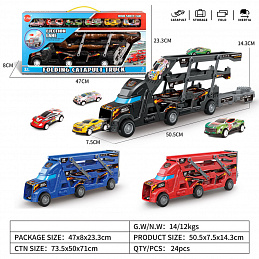 Portable Truck Catapult + Toy Cars