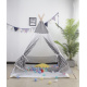 Aga4Kids Baby Teepee ZigZag White