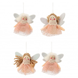 Aga Set of Christmas Decorations 4 pcs Angels in Dresses