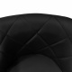 Aga 2x Bar Stool Silver/Black-White